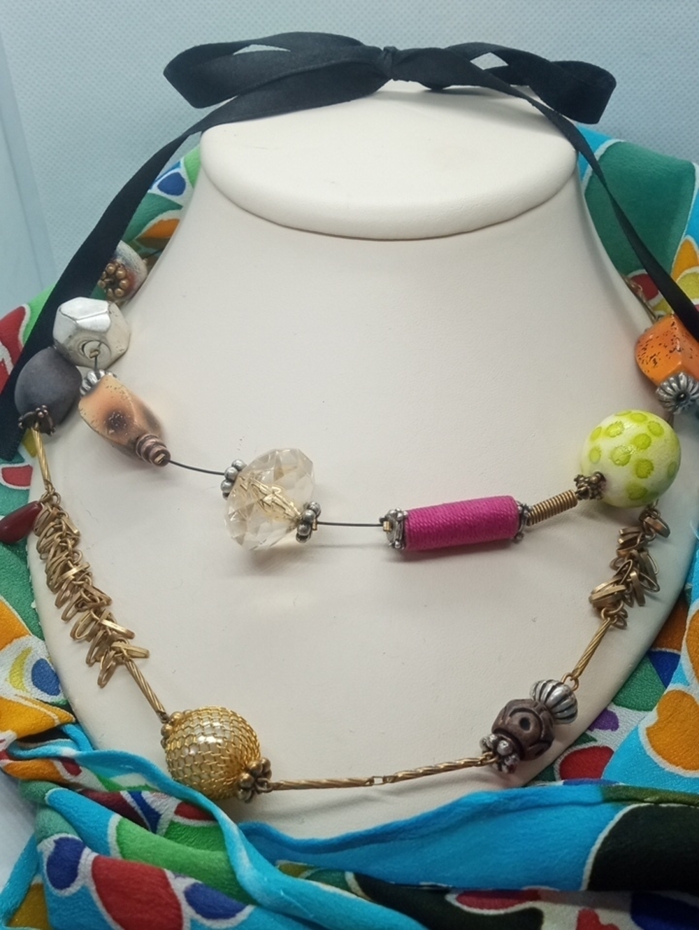 CHICO'S DOUBLE STRAND BEADS